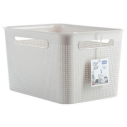 Koszyk plastikowy Brisen 16L biały 2