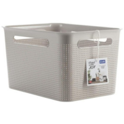 Koszyk plastikowy Brisen 16L cappucino 2