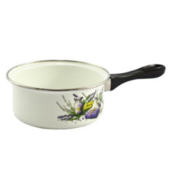 Rondel emalia 16cm Lawenda