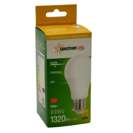 Żarówka LED E27 13W 1330lm Spectrum