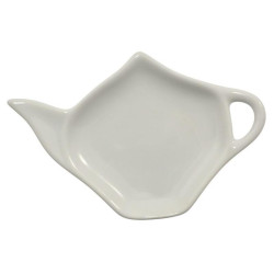 Spodek niekapek do herbaty czajniczek biały