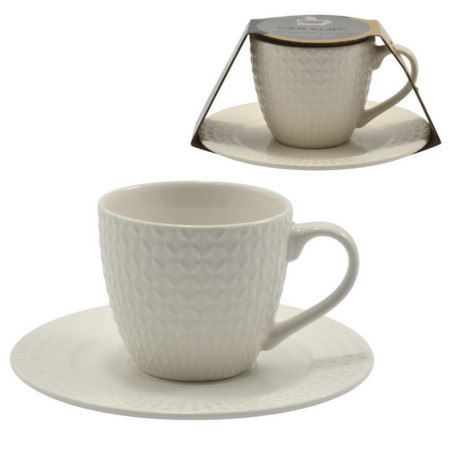 Filiżanka + spodek 200ml biała MRY3960