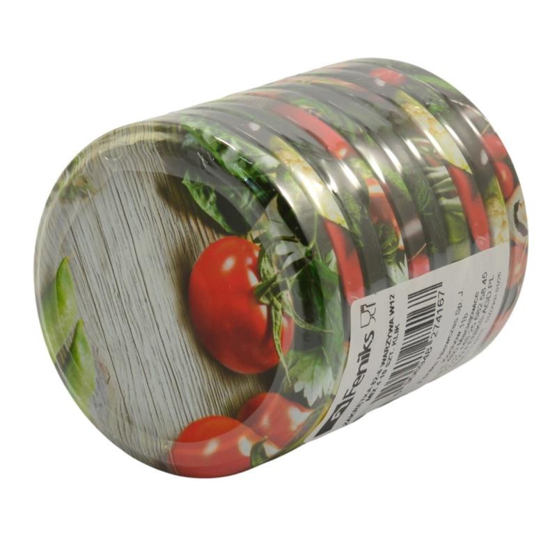 Zakrętki 10szt fi 82 6z warzywa W12 klik