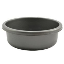 Miska plastikowa Classic 9L 36cm srebrna