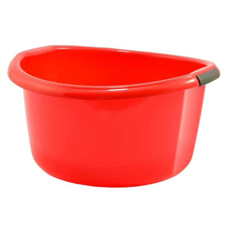 Miska plastikowa Solidna 15L czerwona