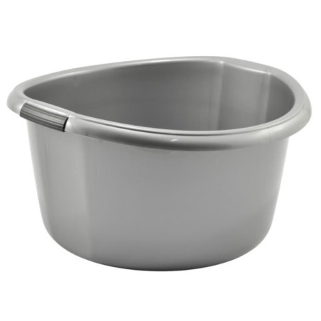 Miska plastikowa Solidna 20L srebrna