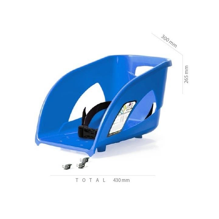 Siedzisko do sanek Seat 1 niebieskie plastikowe