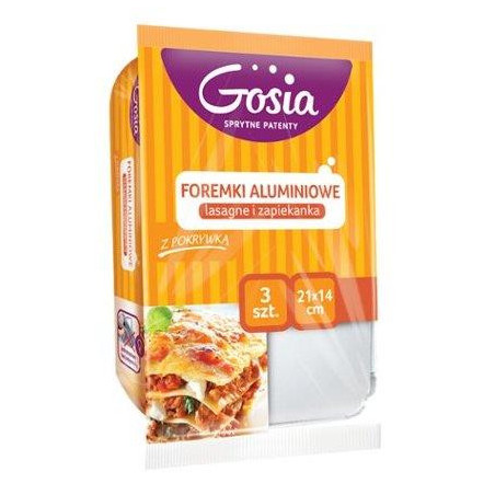 Foremki aluminiowe 3szt do pieczenia zapiekanka