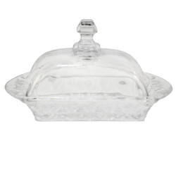 Maselniczka szklana Karo 17x11,5x9cm