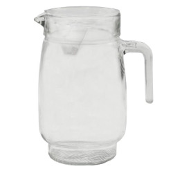 Dzbanek szklany 1,5l z pokrywką