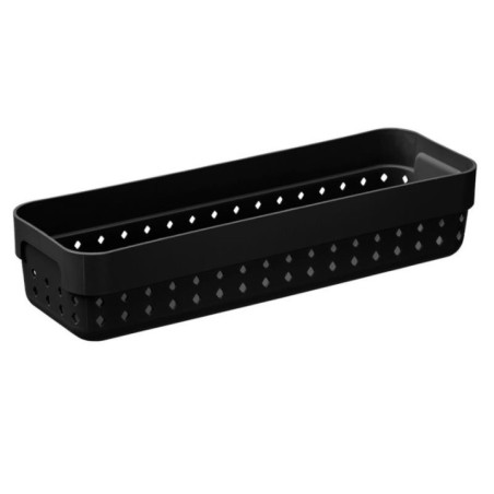 Koszyk-organizer plastikowy Seoul 23,8x7,8x5cm czarny