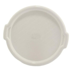 Taca plastikowa 34cm okrągła biała