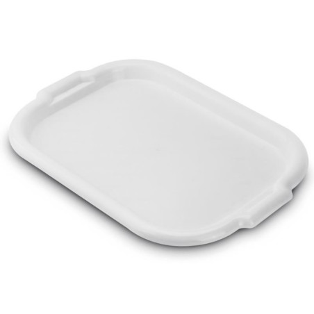 Taca plastikowa prostokątna biała