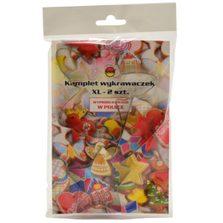 Wykrawaczki do ciastek 2szt XL mix