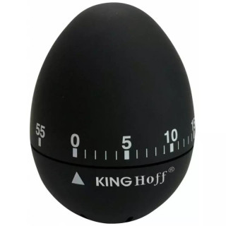 Minutnik jajko czarny Kinghoff KH-1620