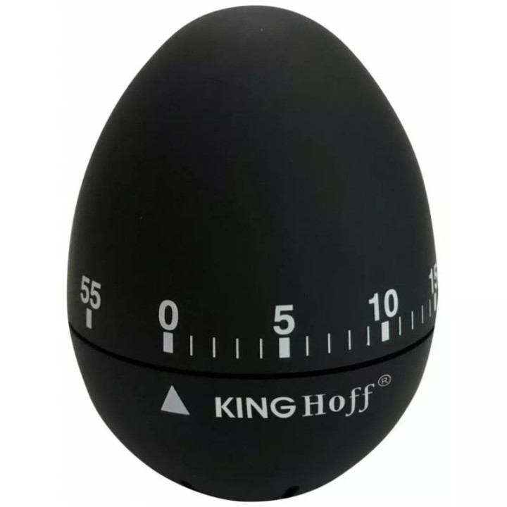 Minutnik jajko czarny Kinghoff KH-1620