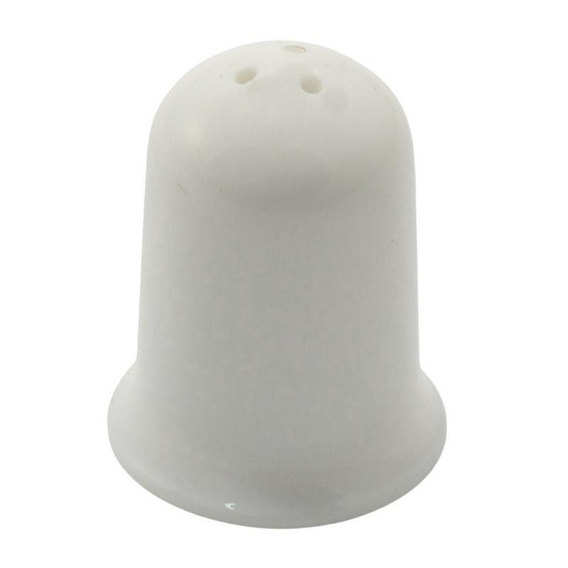 Pieprzniczka Eva 5,5cm biała szkło hartowane