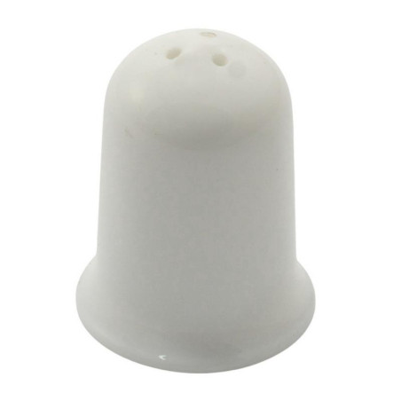 Pieprzniczka Eva 5,5cm biała szkło hartowane