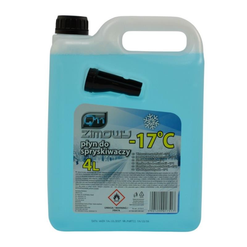 Płyn do spryskiwaczy Q11 zimowy -17C 4L z lejkiem