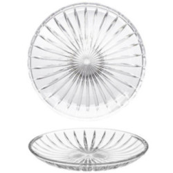 Talerz szklany Venus płytki 25cm 2