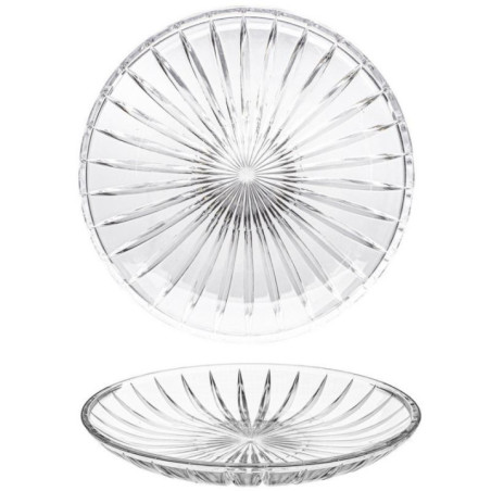 Talerz szklany Venus płytki 25cm