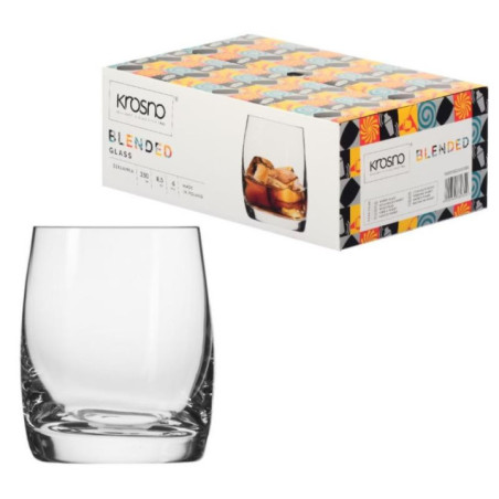 Szklanki 250ml 6szt whisky Krosno Blended