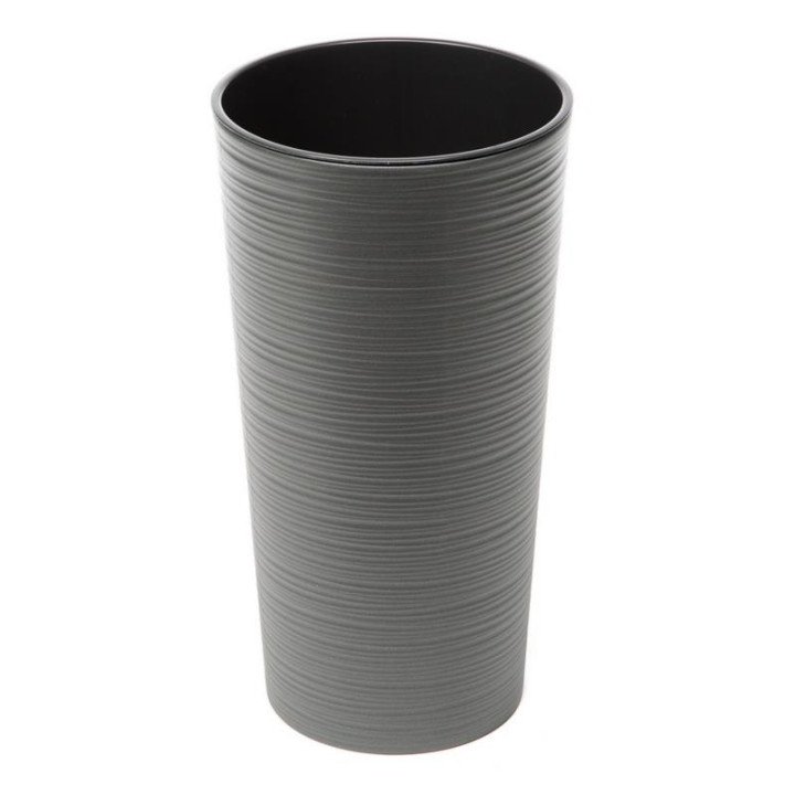 Doniczka Lilia dłuto 19cm h:36,4cm grafit 725-50