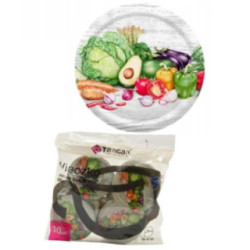 Zakrętki 10szt fI 66 4z warzywa W-02