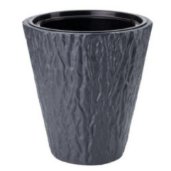 Doniczka Kora 30cm h:33,5cm antracyt 4630