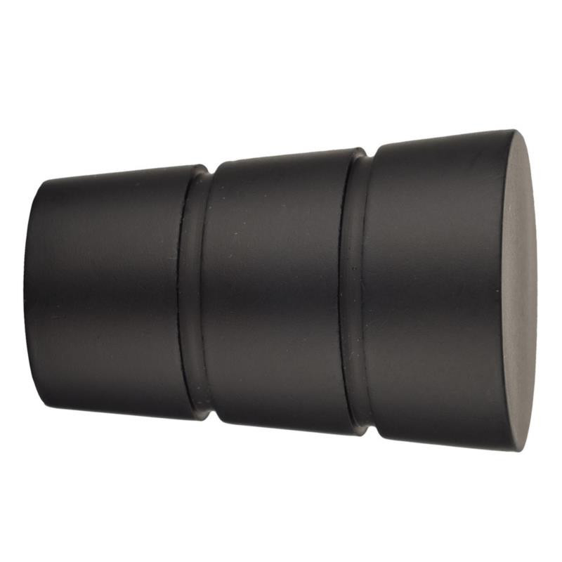 Końcówka 19 Walec basic czarny matt