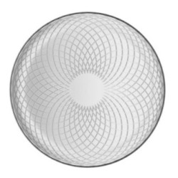 Talerz szklany płaski 30cm Elina 41448