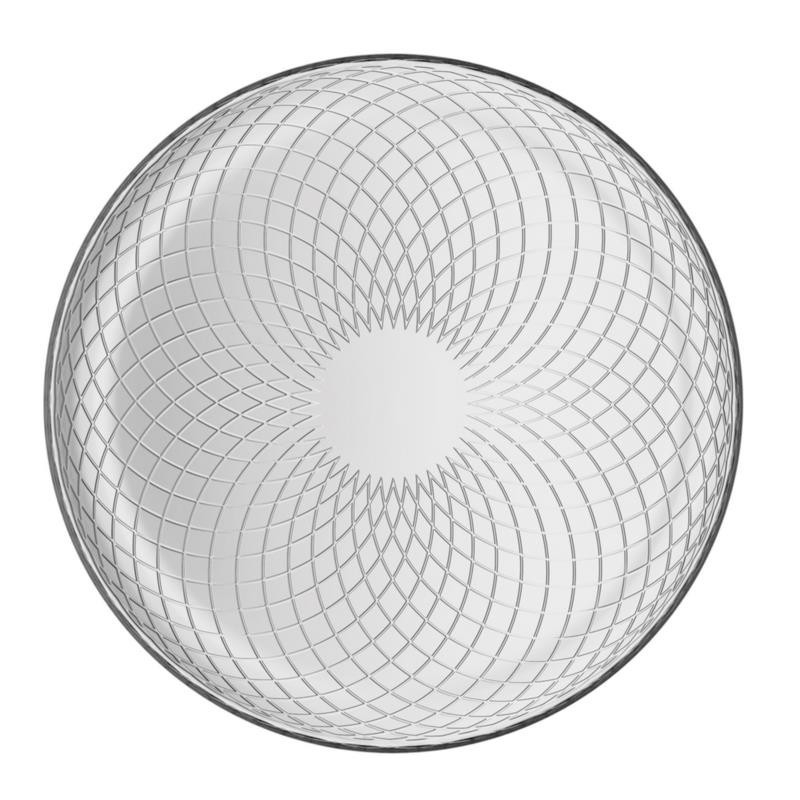 Talerz szklany płaski 30cm Elina 41448