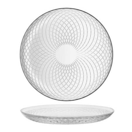 Talerz szklany deserowy 17cm Elina 41444