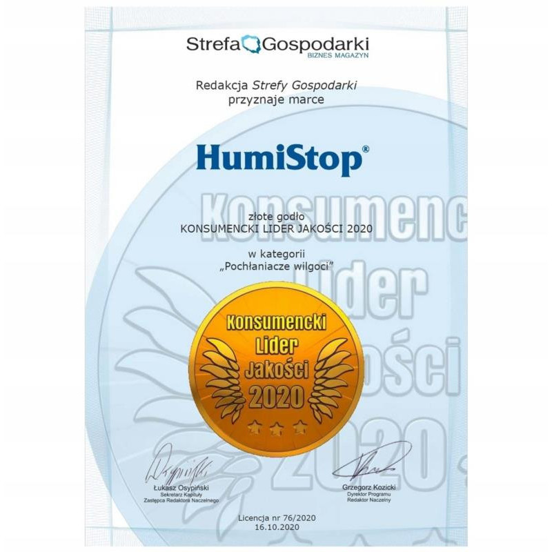 Pochłaniacz wilgoci Humistop urządzenie i wkład kwiatowy