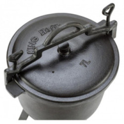 Kociołek żeliwny 7L Kinghoff KH2242 emalia wewnątrz