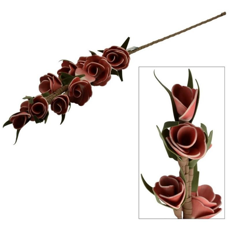 Gałązka ozdobna Róża 95cm piankowa FLLY034 mix