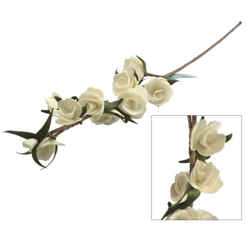 Gałązka ozdobna Róża 95cm piankowa FLLY034 mix