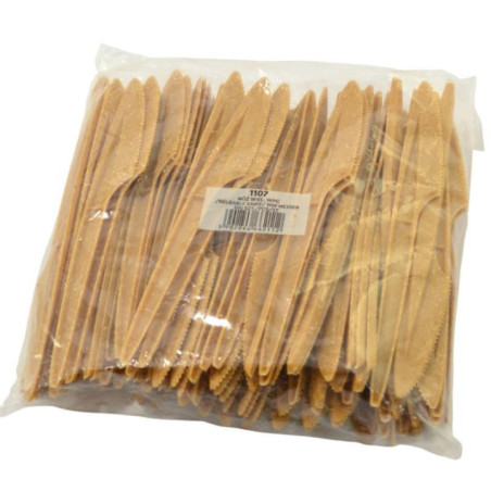 Noże plastikowe 18,5cm 100 sztuk Eco