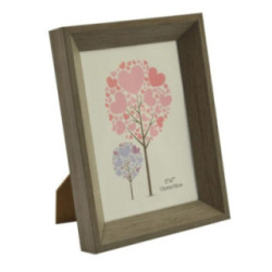 Ramka 13x18cm tworzywo tekstura drewna ciemnego 2