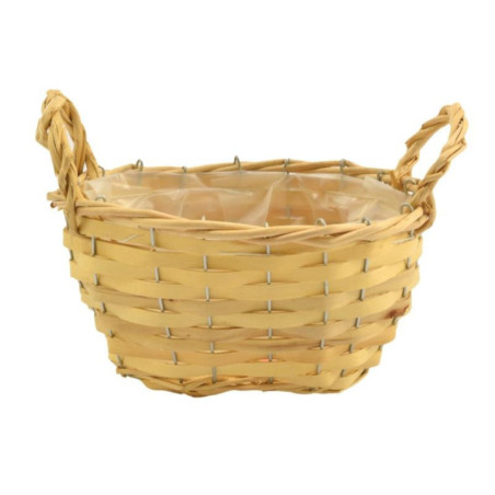 Koszyk pleciony owal 24x17x13cm DRV477