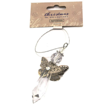 Zawieszka bożonarodzeniowa Aniołek 4x11cm akryl