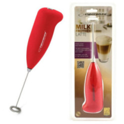 Spieniacz do mleka Esperanza czerwony EKF001R