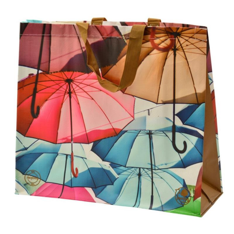 Torba na zakupy PP Parasolki 45x40x18cm