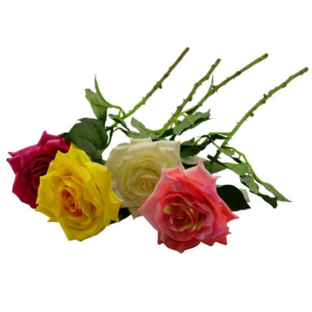 Kwiat sztuczny Róża 65cm 07.1055 mix