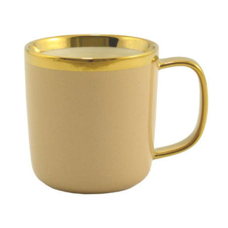 Kubek ceramiczny 360ml Sammy beżowy HTPL5252