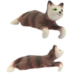 Figurka Kot leżący 501 mix