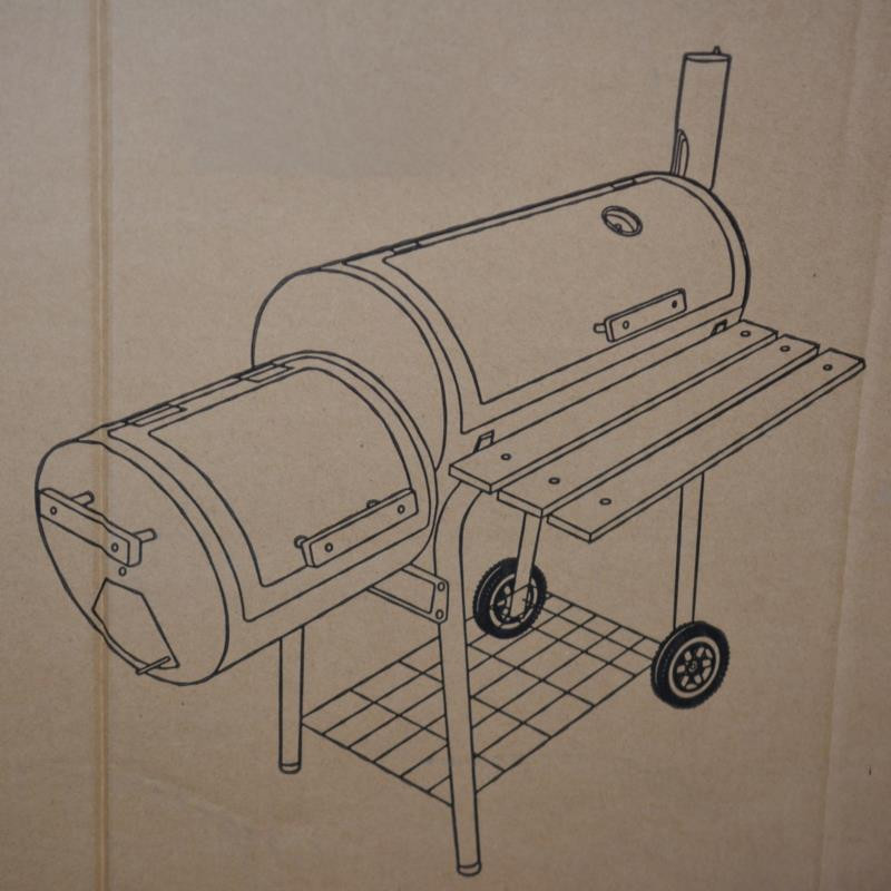 Grill ogrodowy z pokrywą 3 półki SK-30A