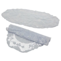 Obrus bieżnik 50x95cm PCV biały winyl 2