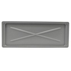 Podstawka pod suszarkę 57,5x22,5cm srebrna