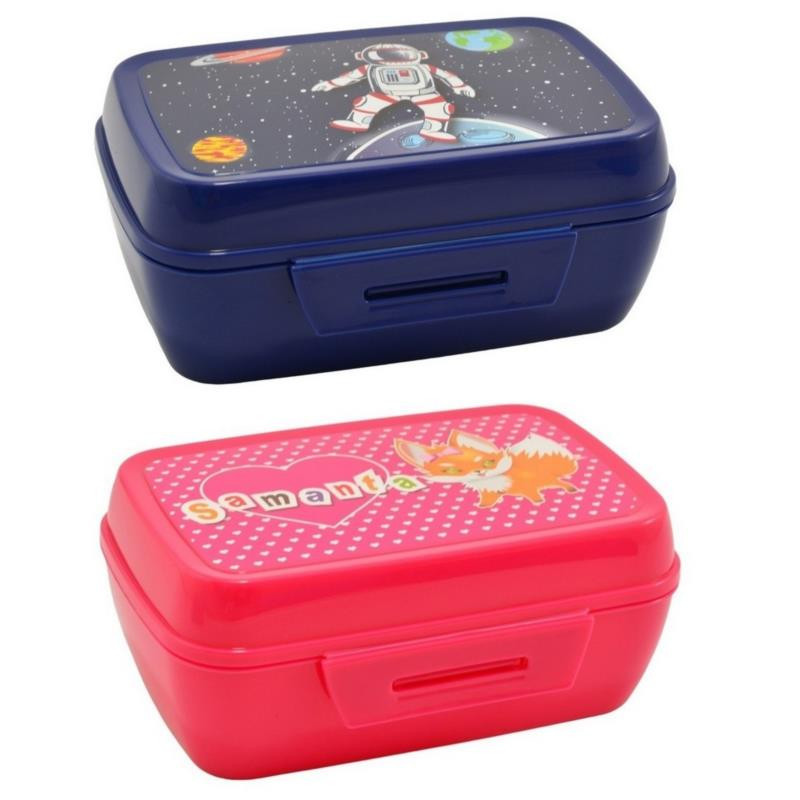 Pojemnik Lunch Box duży plastikowy mix